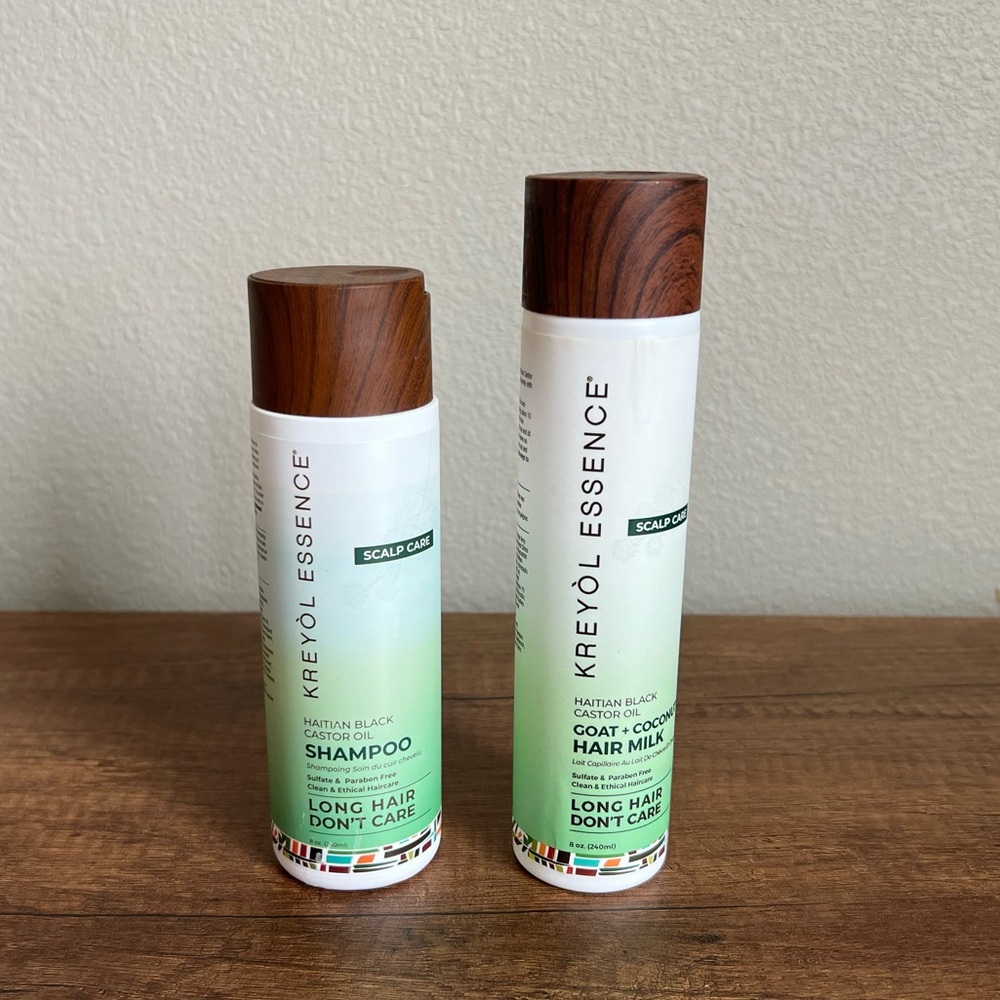 Kreyol Essence Scalp Care  Shampoo and Hair Milk Conditioner